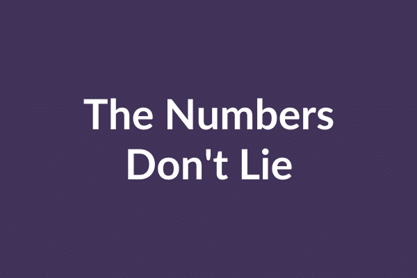 zensmart is showing Text displayed on a dark purple background reads, "The Numbers Don't Lie" in bold, white, sans-serif font, emphasizing the precision of our auto draft system. with print workflow automation