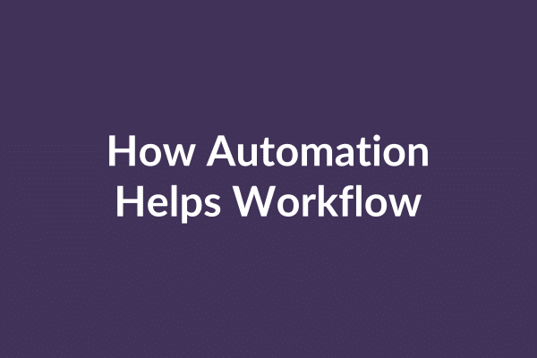 zensmart is showing Text on a dark purple background reads, "Automation Enhances Workflow Efficiency. with print workflow automation