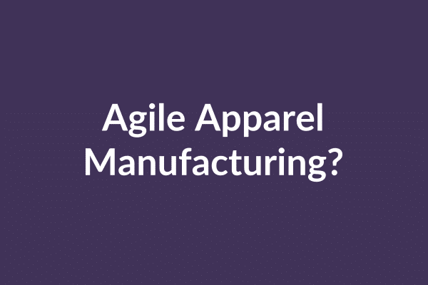 zensmart is showing Text on a purple background reads, "Agile Apparel Manufacturing: Revolutionizing the future of fashion production with efficiency and innovation. with print workflow automation