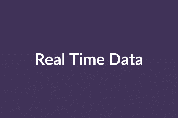 zensmart is showing Text on a purple background reads, "Real Time Data" in white letters, highlighting the seamless integration of video insights to enhance factory operations. with print workflow automation