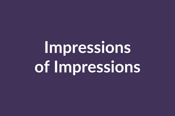zensmart is showing White text on a dark purple background reads "Impressions of Impressions: 2025 in Long Beach. with print workflow automation