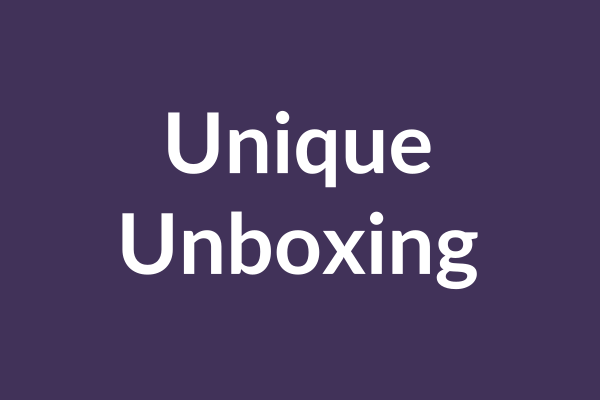 zensmart is showing Text saying "Unique Unboxing" is centered on a dark purple background, inviting you to imagine the thrill of unveiling something extraordinary. It's as if you're about to hit play on a captivating unboxing video that promises surprises and delight with every reveal. with print workflow automation