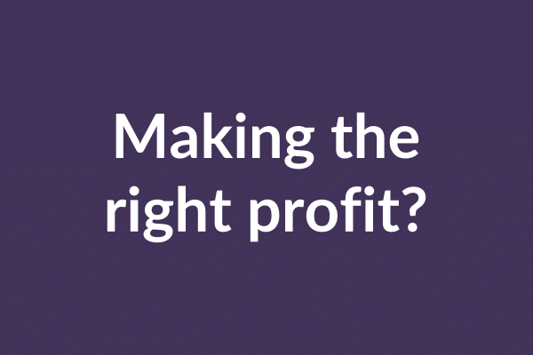 zensmart is showing White text on a purple background reads, "Making the right profit?"—a question that sets the tone for this insightful video about maximizing your profit. with print workflow automation