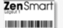 zensmart is showing A label with the text "ZenSmart Lager 1" at the top and a barcode underneath. with print workflow automation