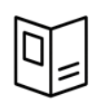 zensmart is showing A simple black-and-white icon of an open book with lines representing text and a small rectangle indicating an image on the left page. with print workflow automation