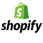 zensmart is showing Shopify logo featuring a green shopping bag with a white "S" on it, placed above the word "shopify" in bold, black, italicized text on a light background. with print workflow automation