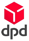 zensmart is showing The DPD logo features a red, stylized cube above the lowercase letters "dpd" in bold, gray font on a light background. with print workflow automation