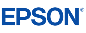 zensmart is showing Epson logo with the brand name "EPSON" in bold blue capital letters on a light gray background. with print workflow automation