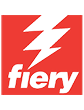 zensmart is showing A white lightning bolt above the word "fiery" in lowercase, both set against a red square background. with print workflow automation