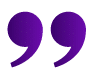 zensmart is showing Large, bold, purple closing quotation marks on a white background. with print workflow automation