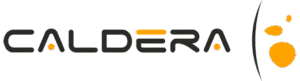 zensmart is showing The CALDERA logo features the word "CALDERA" in a modern, black font with orange accents, next to three orange circular shapes forming an abstract design on a light background. with print workflow automation