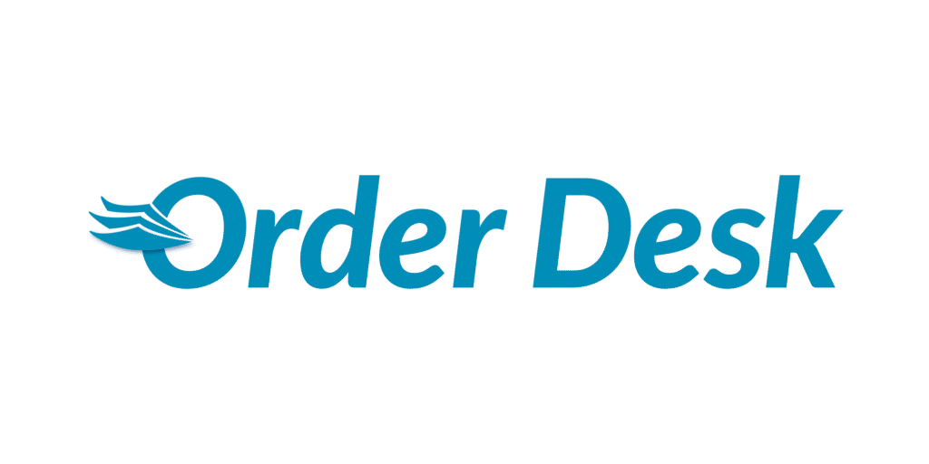 zensmart is showing The image shows the "Order Desk" logo in blue text, with stylized three-paper sheets forming part of the letter "O" at the beginning, evoking a Commercial Print vibe, all set against a light gray background. with print workflow automation