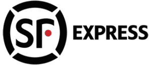 zensmart is showing SF Express logo featuring a stylized "SF" with a red dot inside a circular design, next to the word "EXPRESS" in bold black letters. with print workflow automation