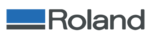 zensmart is showing The image shows the Roland logo with a blue rectangle and gray horizontal line on the left, followed by "Roland" in bold, gray letters—perfect for showcasing dtf production automation software on a light background. with print workflow automation