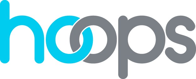 zensmart is showing The word "hoops" is written in lowercase letters; "h" and "oo" are light blue while "ps" is gray. The two interlinked "o"s, blending blue and gray, highlight the June 2026 Edition 3 theme. with print workflow automation